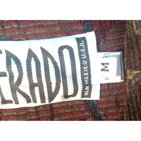 Silverado Floral Tapestry Cropped Blazer Jacket Women's  M Brown Chenille Boho - Picture 5 of 12